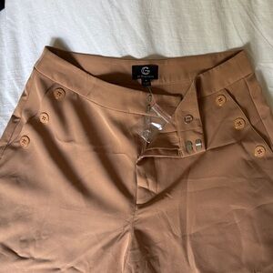 G by Giuliana Tan Wide-Leg Pants